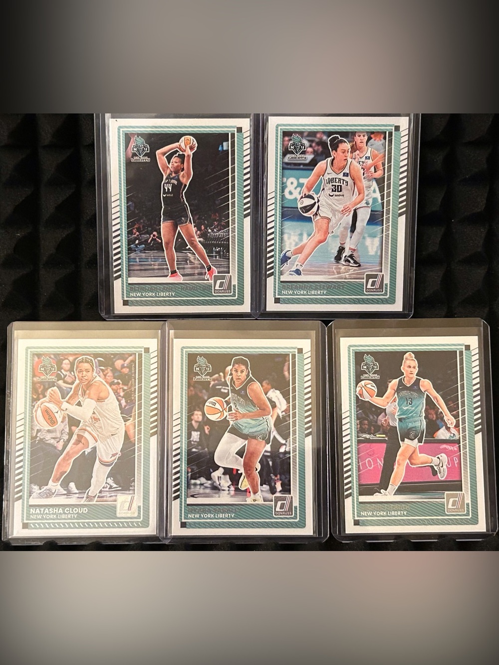 New York Liberty 2025-26 Panini WNBA DONRUSS Basketball Set of 5
